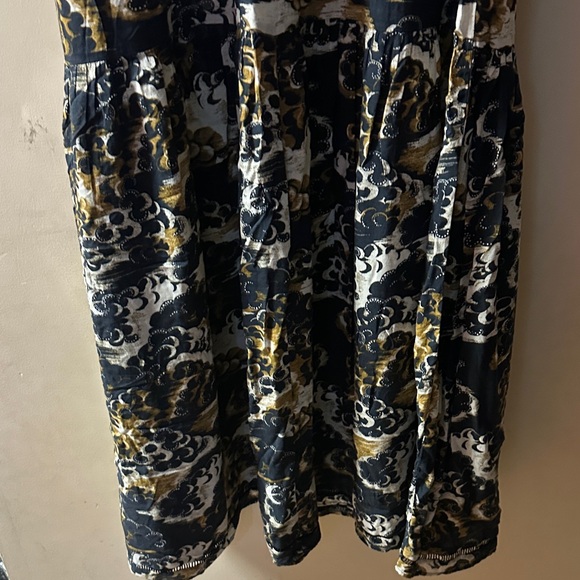 Scotch & Soda Black and Gold Maxi Dress - Picture 9 of 12